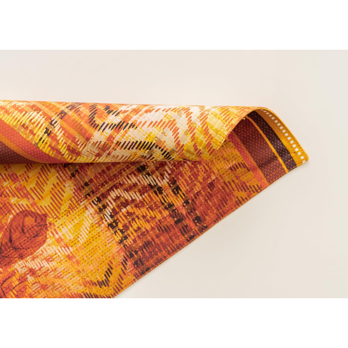 Бавовняні килимки для серветок, набір з 4 шт. , декоративні килимки для серветок, пасхальні килимки, що миються, для свят, вечерь, весни, літа (33 см x 48 см) (11 - тартан на День подяки), 39Hermine 100