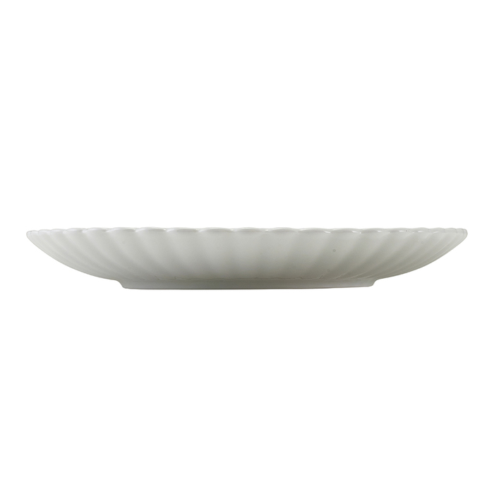 Тарелка 20 см, Incise Porcelain Scalloped, GenWare