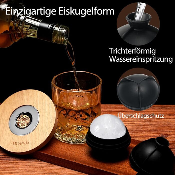 Набор для копчения виски с факелом 6 вкусов ASOVNIS