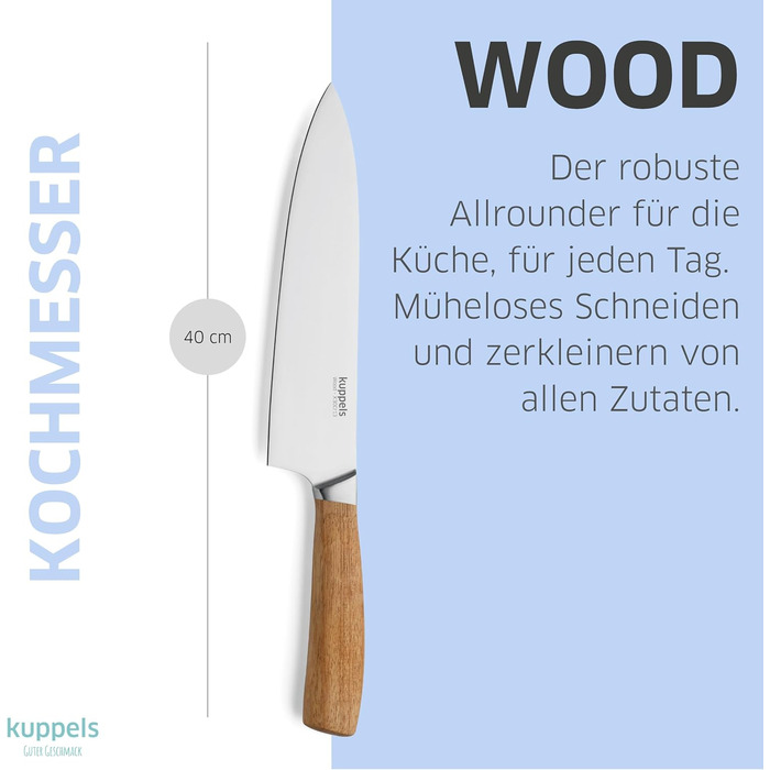 Набір кухонних ножів 3 предмета Kuppels