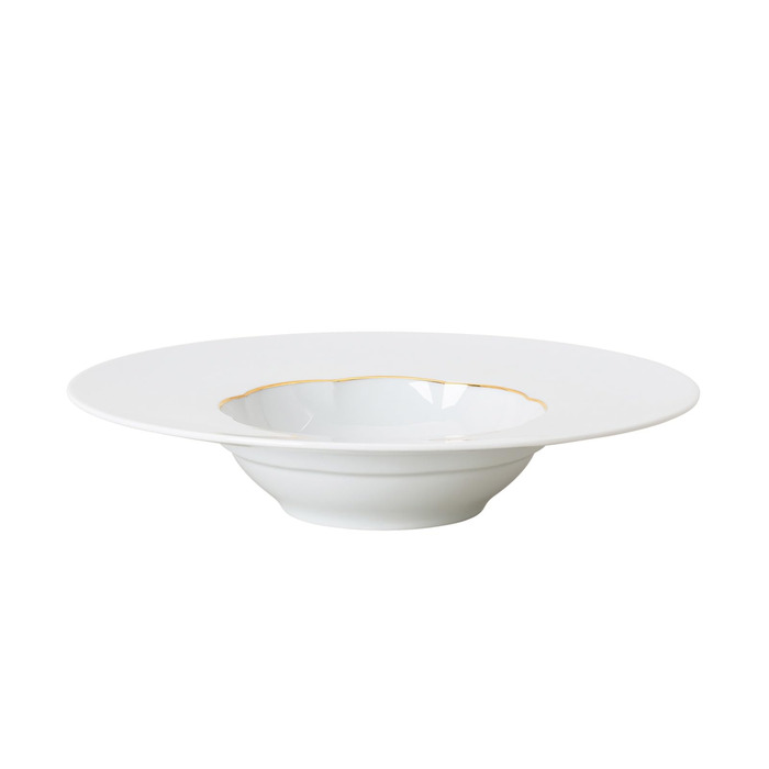 Тарелка гурман 28 см глубокая Sonetto Oro Rosenthal