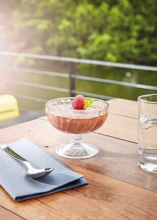 Чаша для морозива, 380 мл, скло, прозоре, 6 предметів (210 мл), 43121 Sorbet Ice Cream Bowl