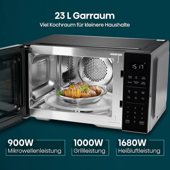 Микроволновая печь 23 л, 900 Вт черный H23MOBS5HC Hisense