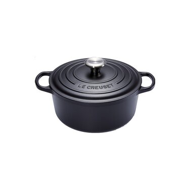 Каструля / жаровня 20 см, чорний Le Creuset