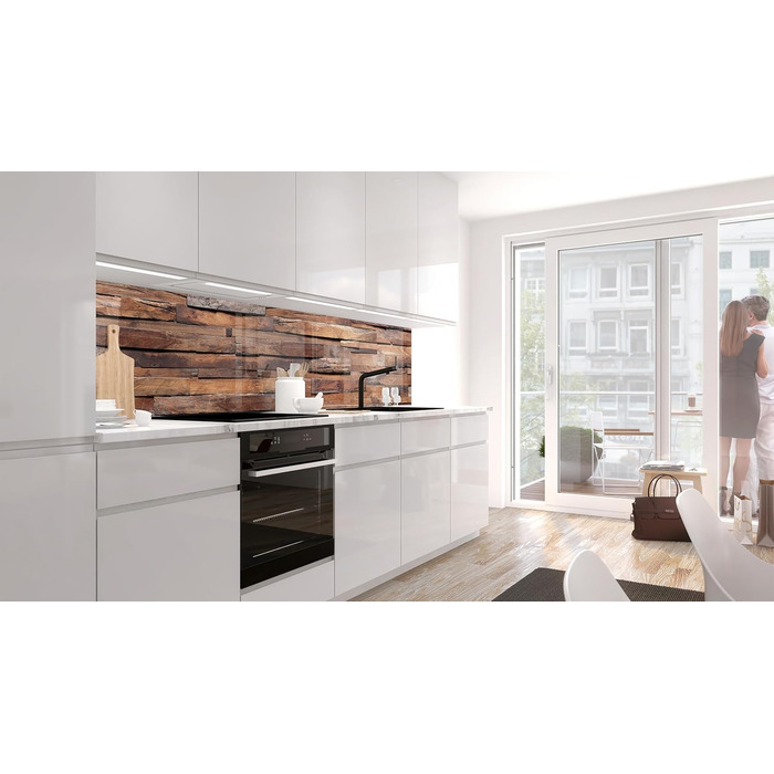 Кухонный фартук подходит для всех поверхностей 220 х 60 см StickerProfis