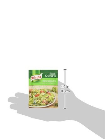 Заправка для салату Knorr з травами для смачної заправки з натуральних інгредієнтів* 15 шт., 5 шт.