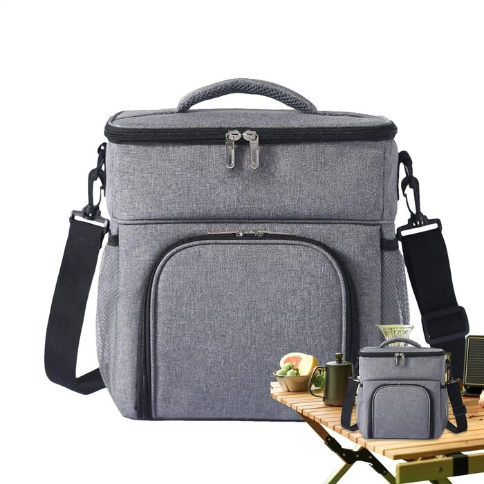 Термосумка 14 л серая Generisch