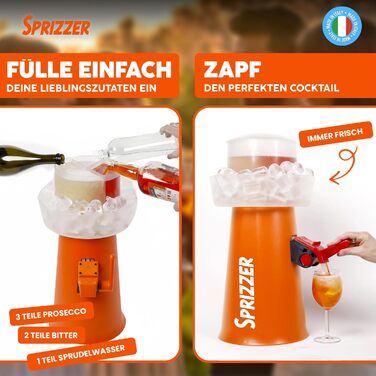 Диспенсер и миксер для приготовления коктейлей со льдом 3 л Sprizzer