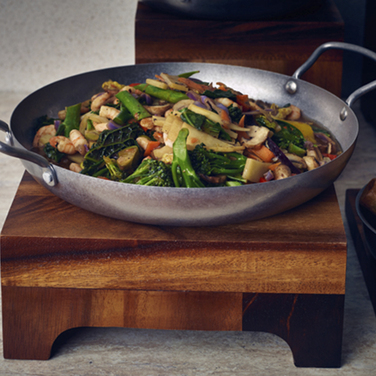 Сковорода Paella 28*5 см, з ручками, Vintage Steel, GenWare