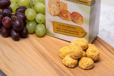 Печиво з сиром - хрусткі снеки з гаудою та едамом, 14 упаковок по 75 г Cräx