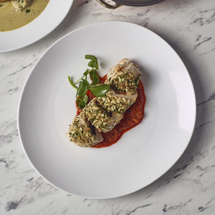 Тарілка 28 см, Incise Porcelain Soma, GenWare