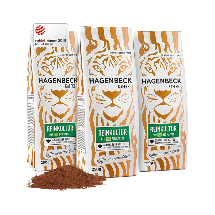 Кава - Кав&39ярня - Смажена кава - Мелені кавові зерна - 250 г - 100 арабіка - Ароматна - Традиційна кавова суміш (Органічна чиста культура, 250 г (3 упаковки))