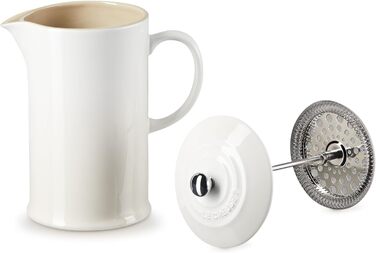 Френч-пресс 1 л керамический, цвет безе Le Creuset