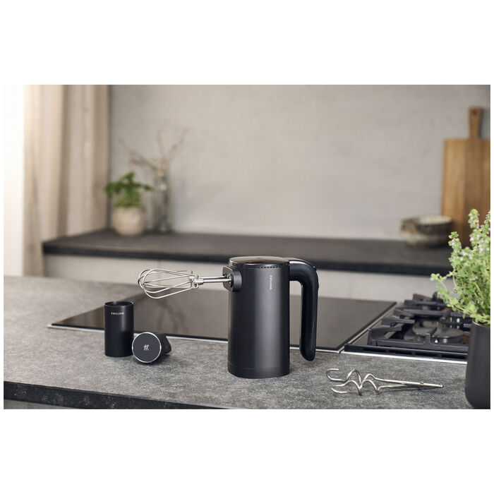 Бездротовий ручний міксер з цифровими кухонними вагами, набір з 4 предметів, чорний Zwilling