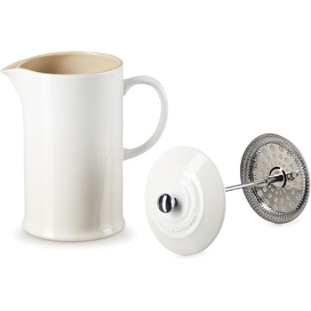 Френч-пресс 1 л керамический, цвет безе Le Creuset