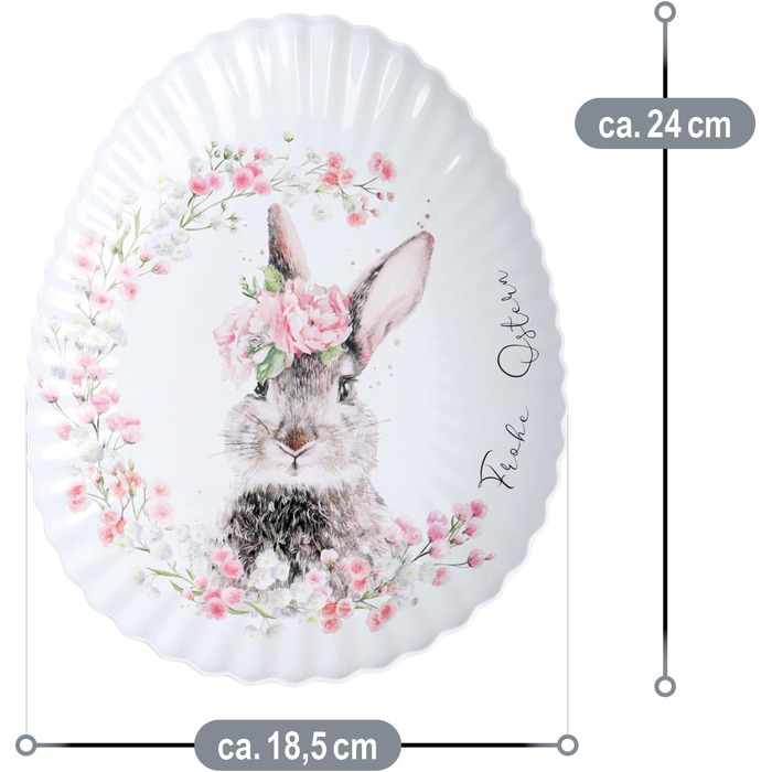 Набір тарілок до Великодня 6 шт com-four