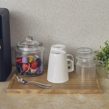 Поднос 34*25.5*1.5 см, Light Wood Veneer, GenWare