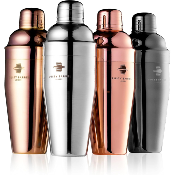 Профессиональный набор для приготовления коктейлей медный Rusty Barrel