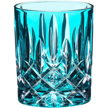 Цветные бокалы для виски в индивидуальной упаковке, Стакан для виски из хрустального стекла, 295 мл, (Бирюзовый)