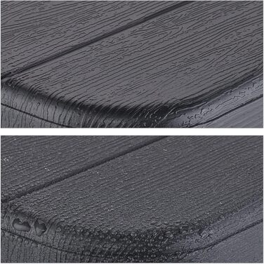 Раскладной стол для кемпинга 118 х 60 х 74 см серый Relaxdays