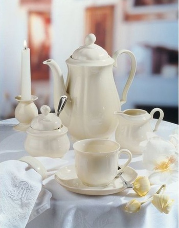Чашка для кофе с молоком 0,35 л слоновая кость Marie-Luise Seltmann Weiden