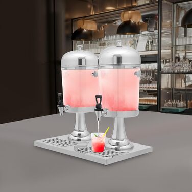 Двоярусний диспенсер для охолоджених напоїв 8 л YOICUATGNA