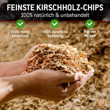 Вишневая стружка для копчения 3 кг Kaminfix