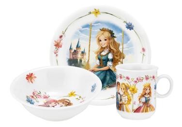 Набір дитячого посуду, 3 предмети Compact Prinzessin Seltmann Weiden