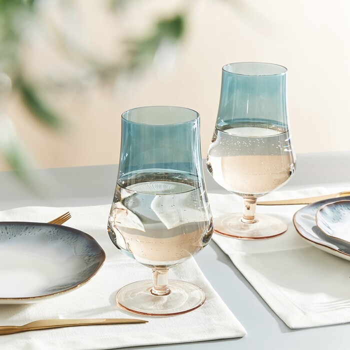 Набор из 2-х бокалов Fissman для холодных напитков 600 мл стекло (13686)