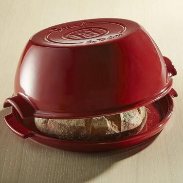Форма для выпечки хлеба круглая 32,5 см, красная Emile Henry