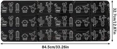 Складаний бризкозахисний екран для плит 84,5 х 32,7 см QCSTORE