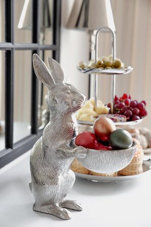 Фігурка кролика з мискою 31 см EDZARD