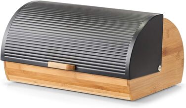 Хлібниця 39 x 27 x 19 см чорна Vialex