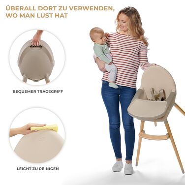 Детский стульчик для кормления от 6 месяцев kk Kinderkraft