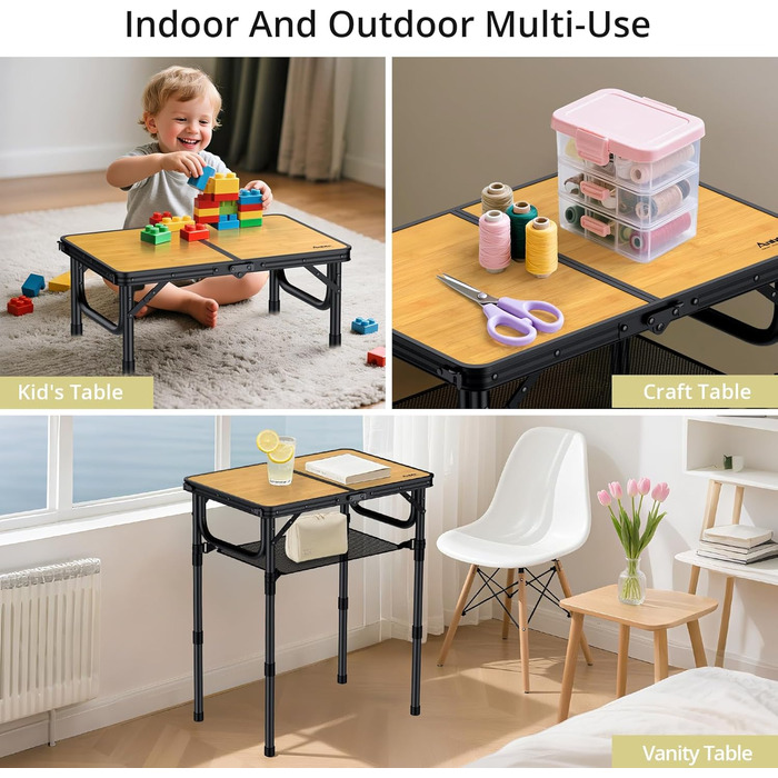 Складной кемпинговый столик 58х40 см Anbte