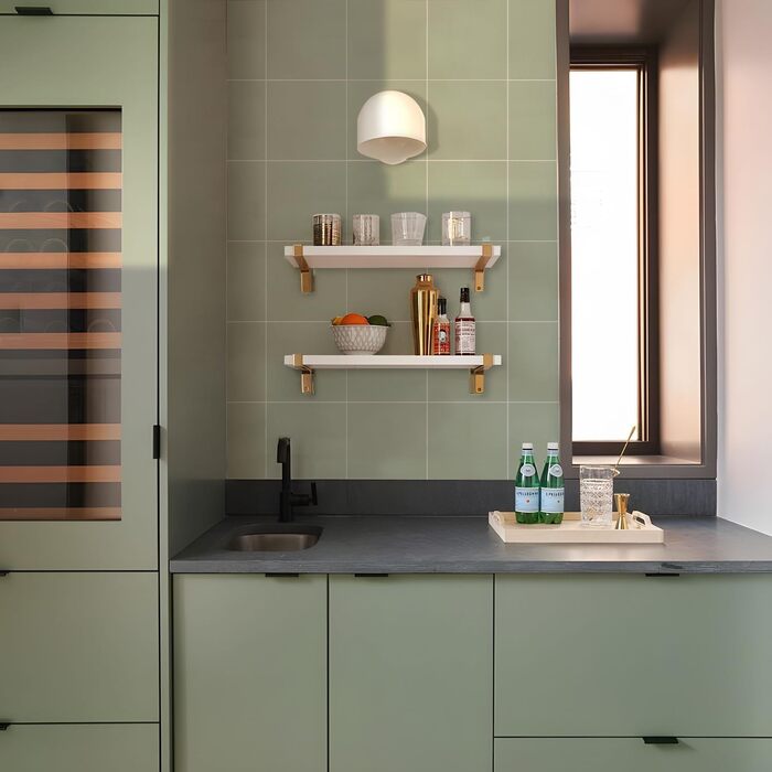 Водонепроникні клейкі наклейки на плитку для кухні 15 х 15 см 20 шт RMJCXYS