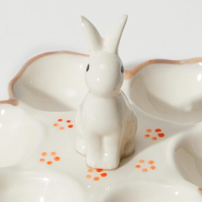 Керамічних підставка для яєць у формі великоднього зайчика DN DECONATION