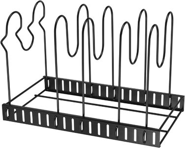 Кришки для каструль FNLLC, розширювачі Pfnnenhalter, кришка каструлі з 10 регульованими роздільниками, захист кришок від каструль, організовані кришки для каструль, тарілки, посуд і сковорідки (B)