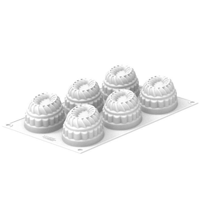 PLEINCOEUR OVAL 145 Форма силіконова 124X84 h43 мм ( 6x145 мл)