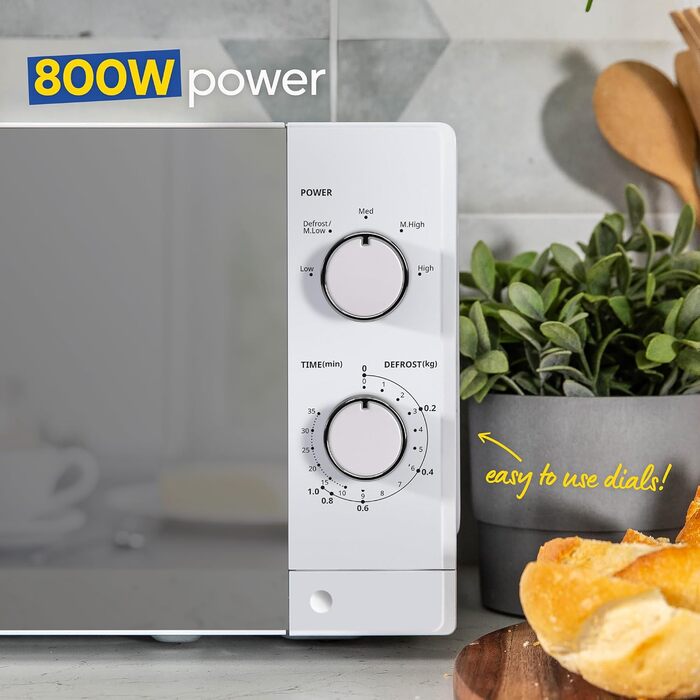 Микроволновая печь 20 л, 800 Вт белый RHM2027 Russell Hobbs