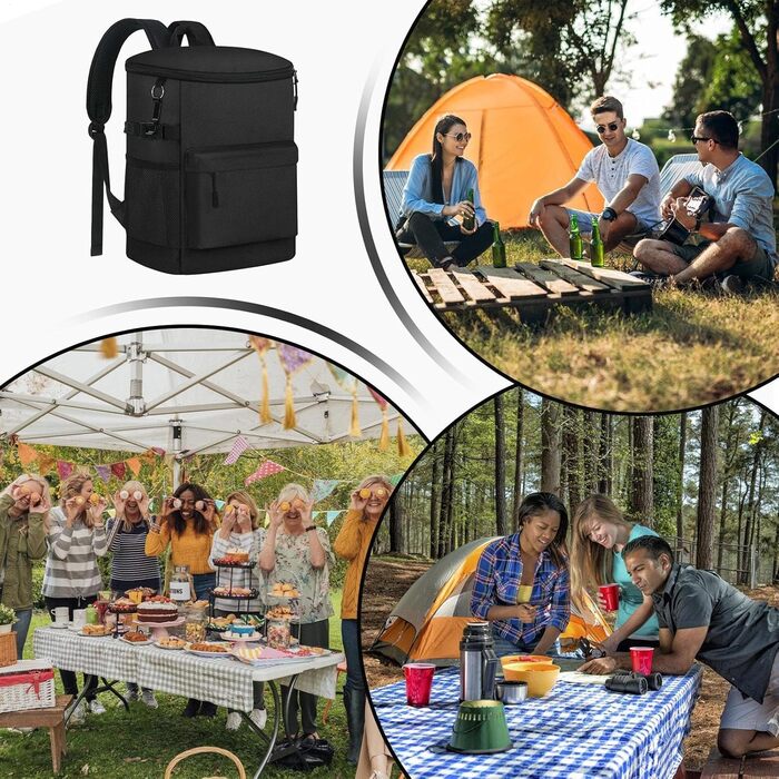 Терморюкзак 17 л чорний Dtaigou