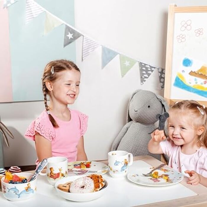 Дитячий набір посуду 7 предметів в подарунковій упаковці Happy as a Bear Villeroy & Boch