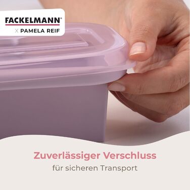 Двойной контейнер для заморозки 2 x 250 мл с крышкой, лавандовый Pamela Reif Fackelmann