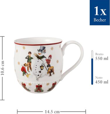 Кружка с ручкой 0,45 л Снеговик Toy's Fantasy Villeroy & Boch