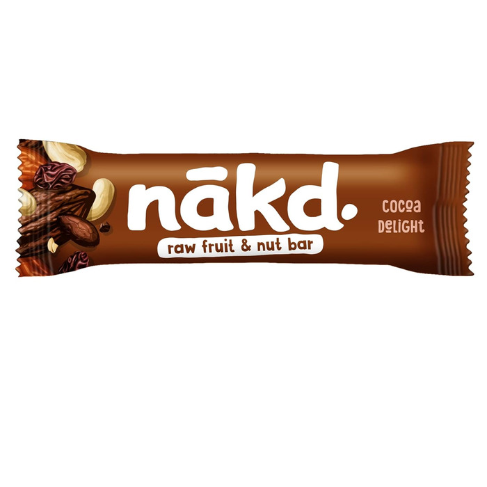 Батончики з фруктів та горіхів 18 x 35 г какао Nakd