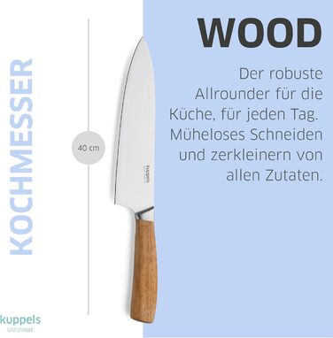 Набір кухонних ножів 3 предмета Kuppels