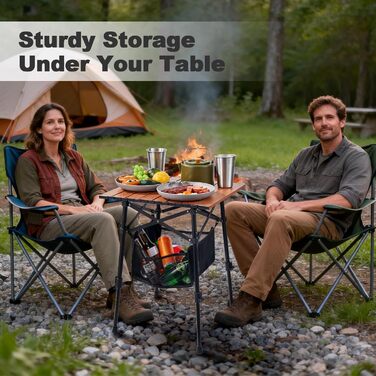 Складной алюминиевый стол с регулируемой высотой Odoland