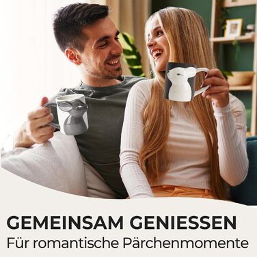 Набор кружек в форме зайчика 2 шт 400 мл MIAMIO