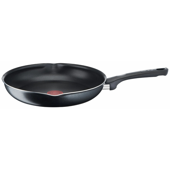 Tefal Сковорода з кришкою Day by Day, 28см, з кришкою, алюміній, бакеліт, скло, чорний