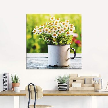 Картина цільна 40 x 40 см "Ромашки" ARTLAND